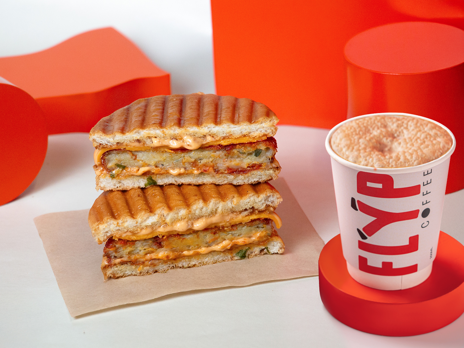Cheesy aloo bunto + any cold coffee