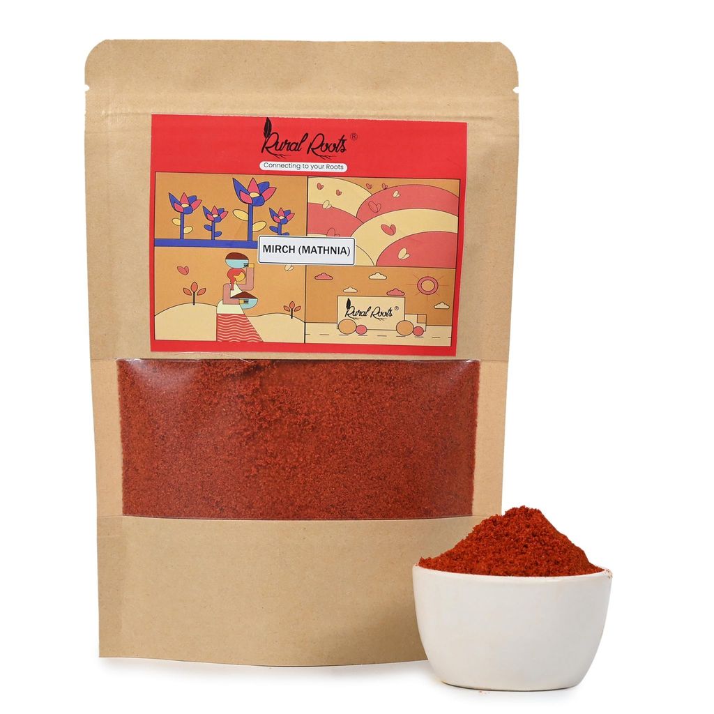 Rural Roots Degi Mirch Powder - 200g | Red Chilli Powder | Deggi Chilli Powder | Lal Mirch Powder | Mild Red Chilli Powder for Vibrant Color and Rich Flavor
