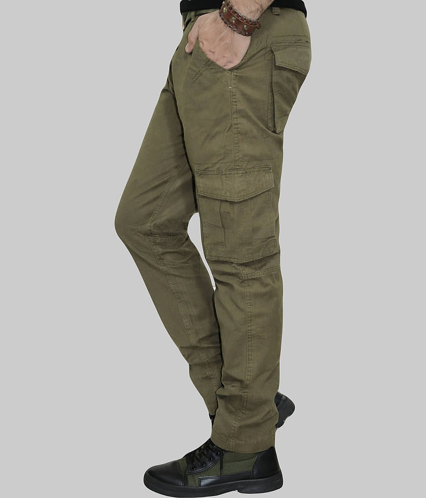 HYMEN LEGIONS Regular Flat Men's Cargos - Off White ( Pack of 1 ) view 2