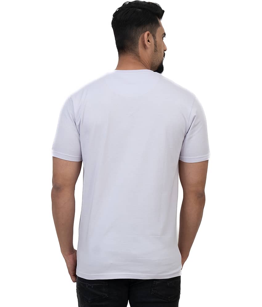 Cotstyle Pack of 1 Cotton Regular Fit Men's T-Shirt ( Sky Blue ) view 2