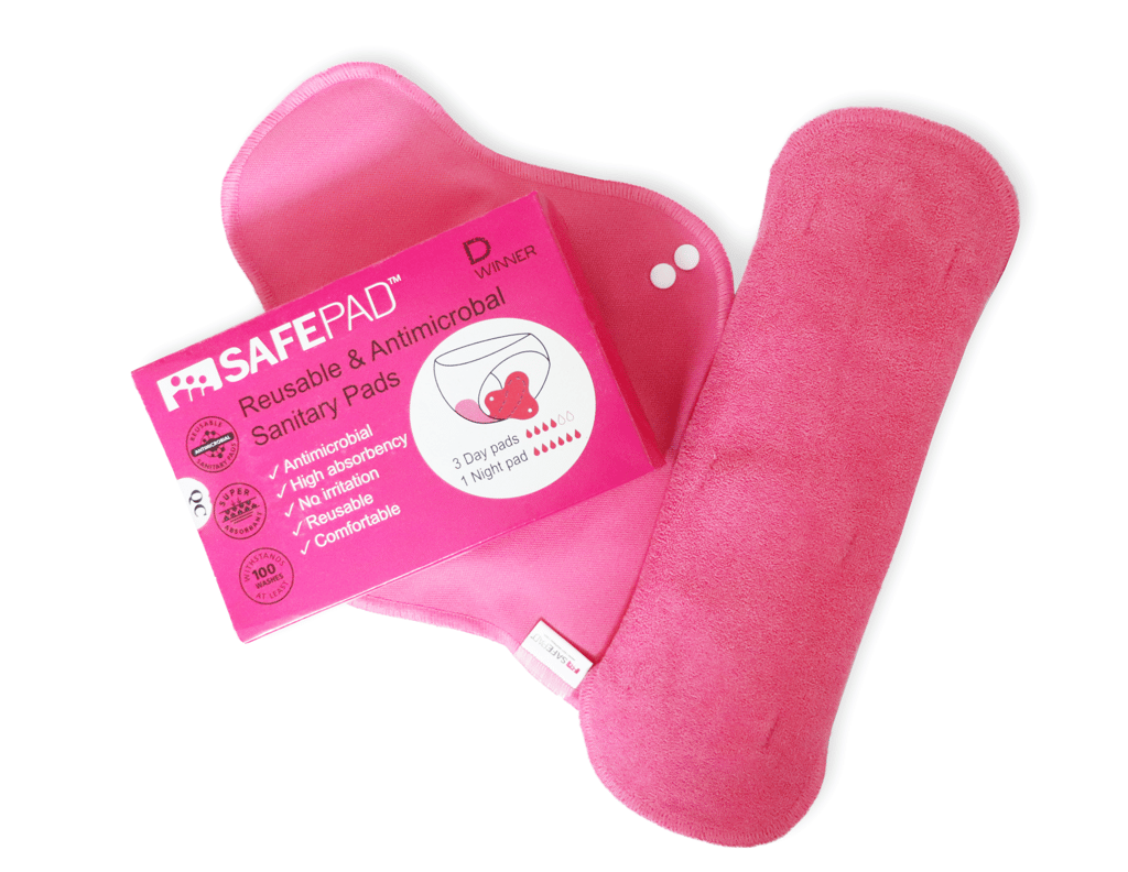 SAFEPAD REUSABLE & ANTIMICROBIAL SANITARY PADS