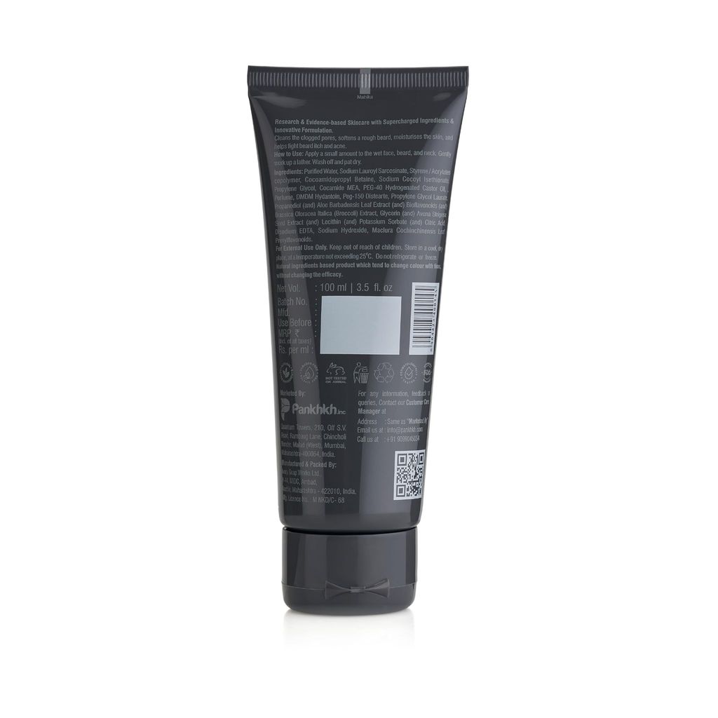 BRAVADO Duo Beard, Mustache & Face Wash for Men | Deep Cleansing & Hydrating | Reduces Dark Spots & Wrinkles | Removes Oil and Impurities | Beard Wash, Face Cleanser, Moisturizing | All Skin - 100ml view 2