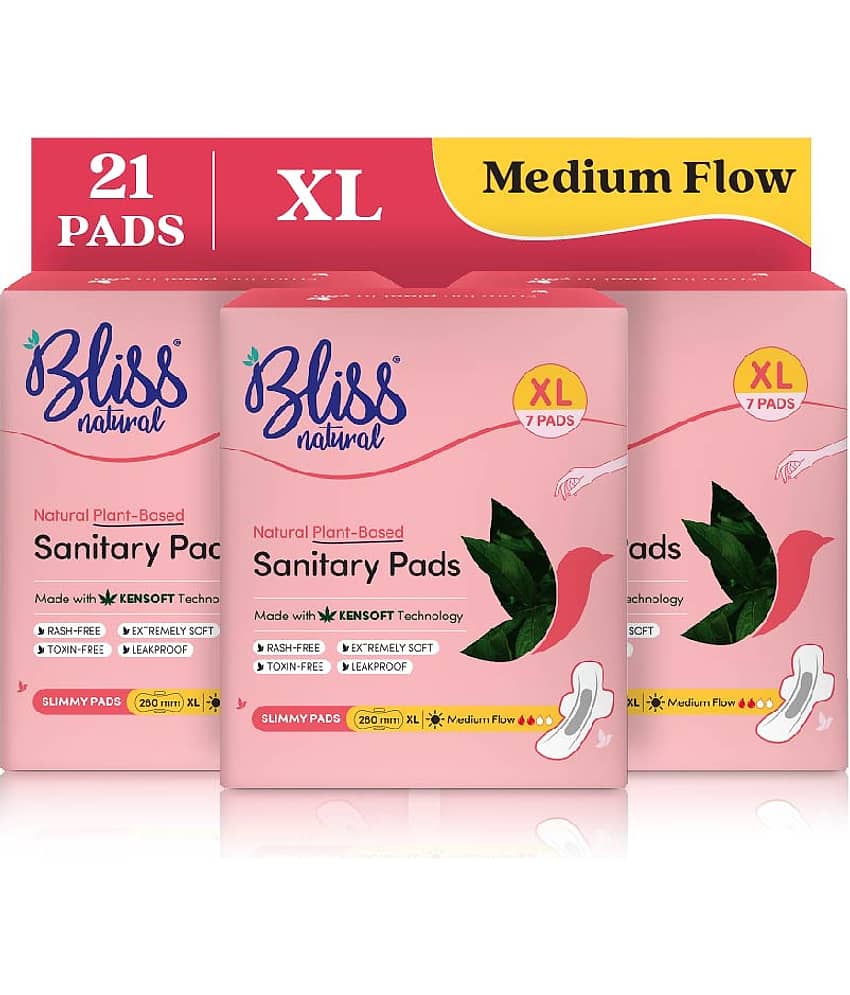 BLISSNATURAL Cottony XL Regular Sanitary Pad