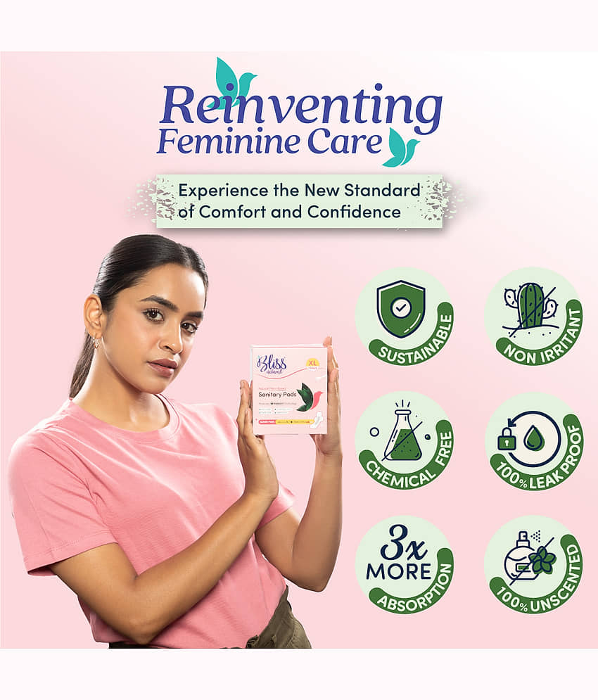 BLISSNATURAL Cottony XL Regular Sanitary Pad view 2