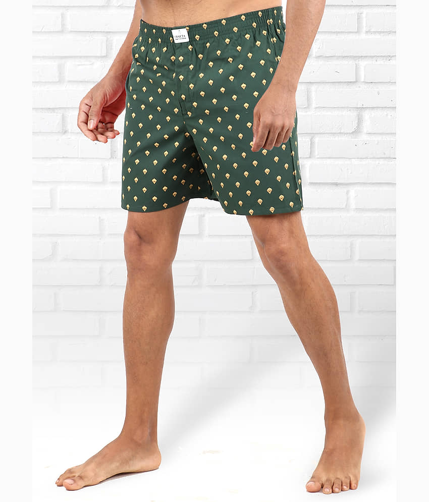 Supersquad Pack of 2 Cotton Boxers For Men's ( Multicolor ) view 2