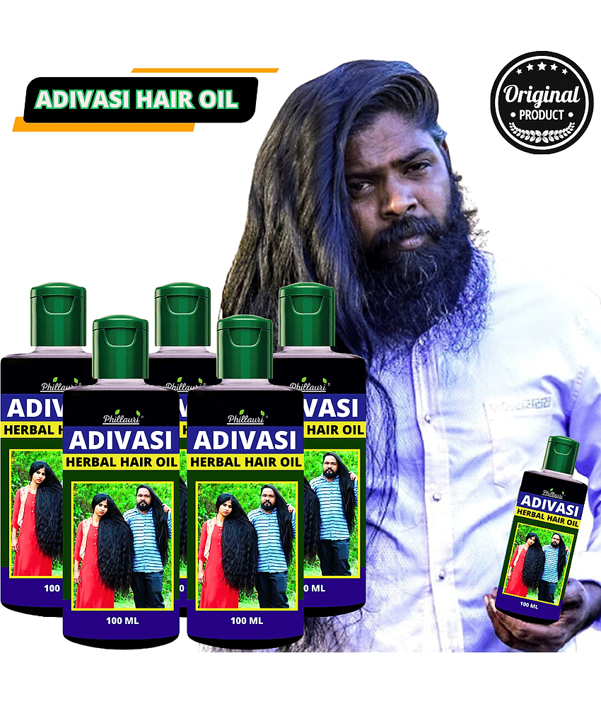 Phillauri - Anti Hair Fall Bhringraj Oil 500 ml ( Pack of 5 )
