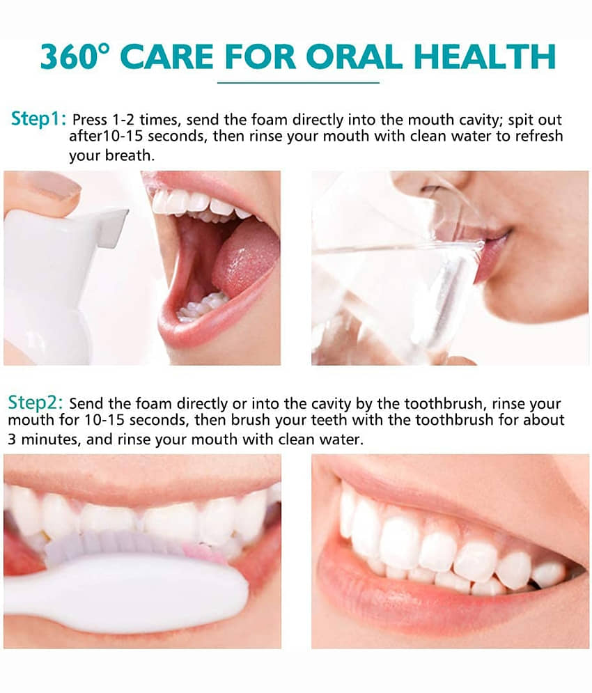 INDO CHALLENGE teeth whitening fresh clean foam Standard Oral Kit view 2