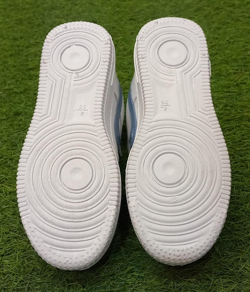 White Sneakers for Boys and Girls - Breathable Mesh Upper - Lightweight and Flexible - Perfect for School or Play view 2