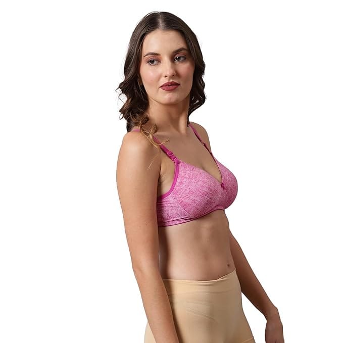 Be-wild Full coverage non wired casual t-shirt Padded bra for women and girls/ladies/everyday/fancy/adjustable/regular/cotton/seamless bra view 2