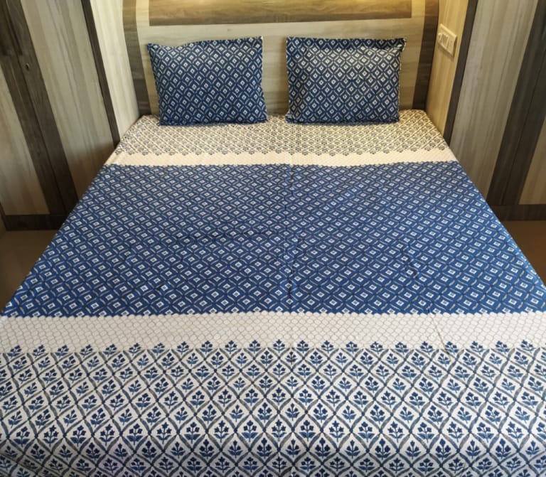 Floral Butti – Double Bedsheet