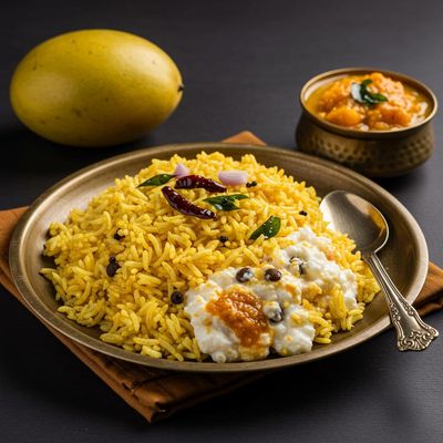 Avakaya Perugu Annam [500 grams] with Pappu Annam [250 grams]