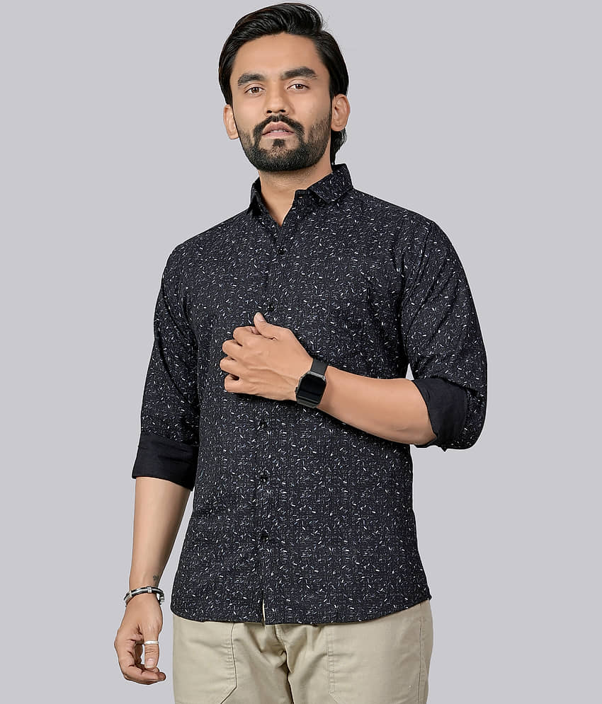 ADWYN PETER 100% Cotton Regular Fit Printed Full Sleeves Men's Casual Shirt - Multicolor 11 ( Pack of 3 ) view 2
