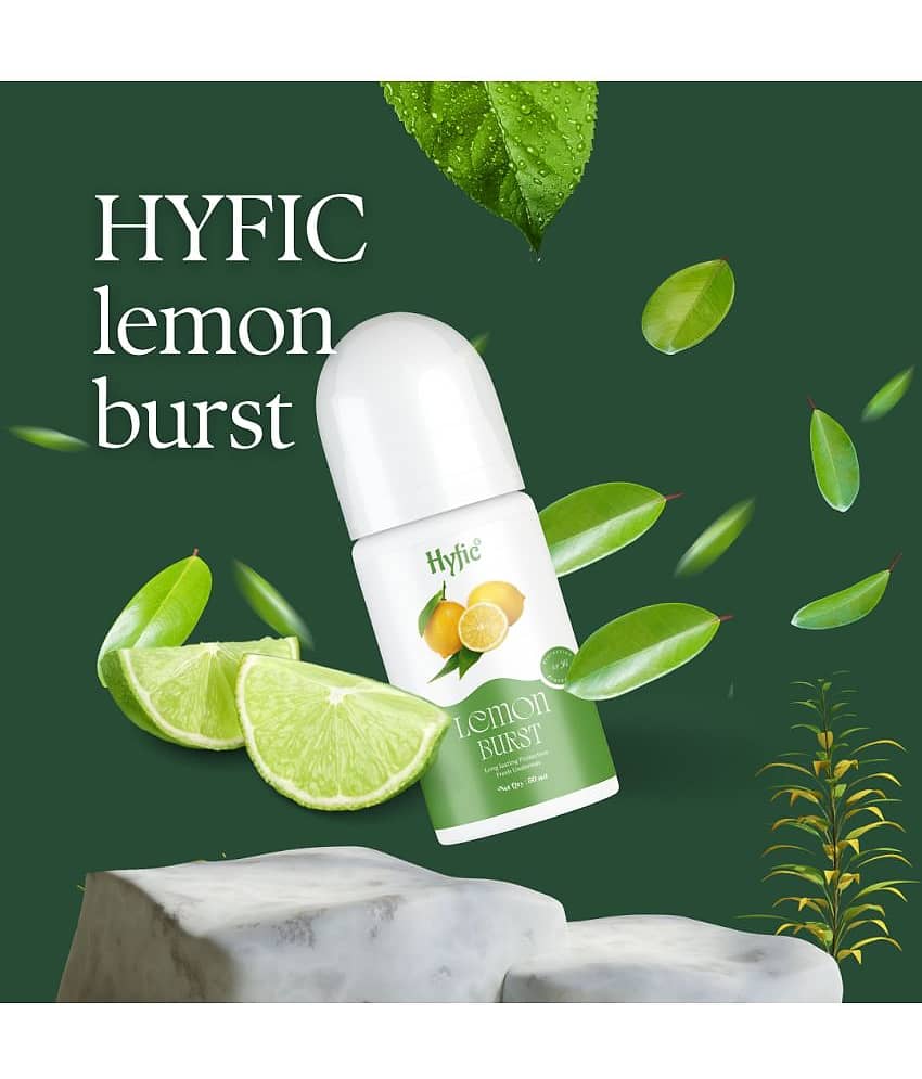 HYFIC Underarm Roll-OnLightening & Odour Control|Licorice Extract,Soft, Smooth, and Fresh (Lemon burst & Classy Women) PACK OF 2 view 2