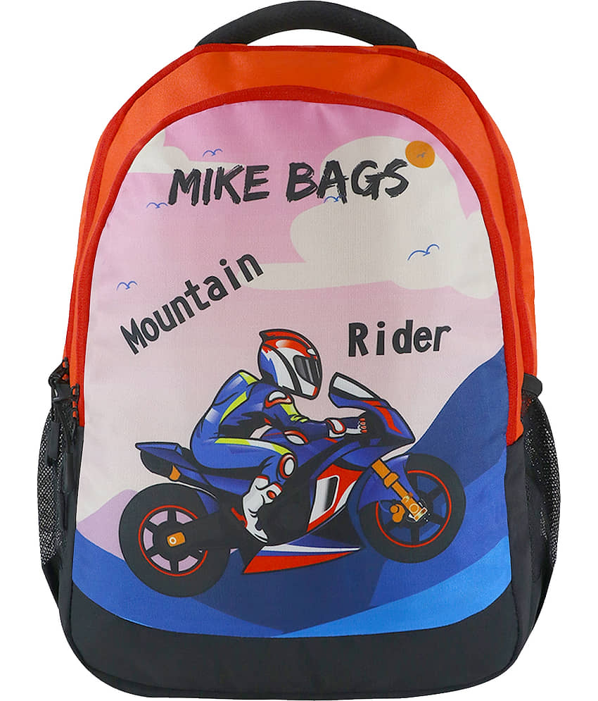 mikebags 29 Ltrs Red Polyester College Bag