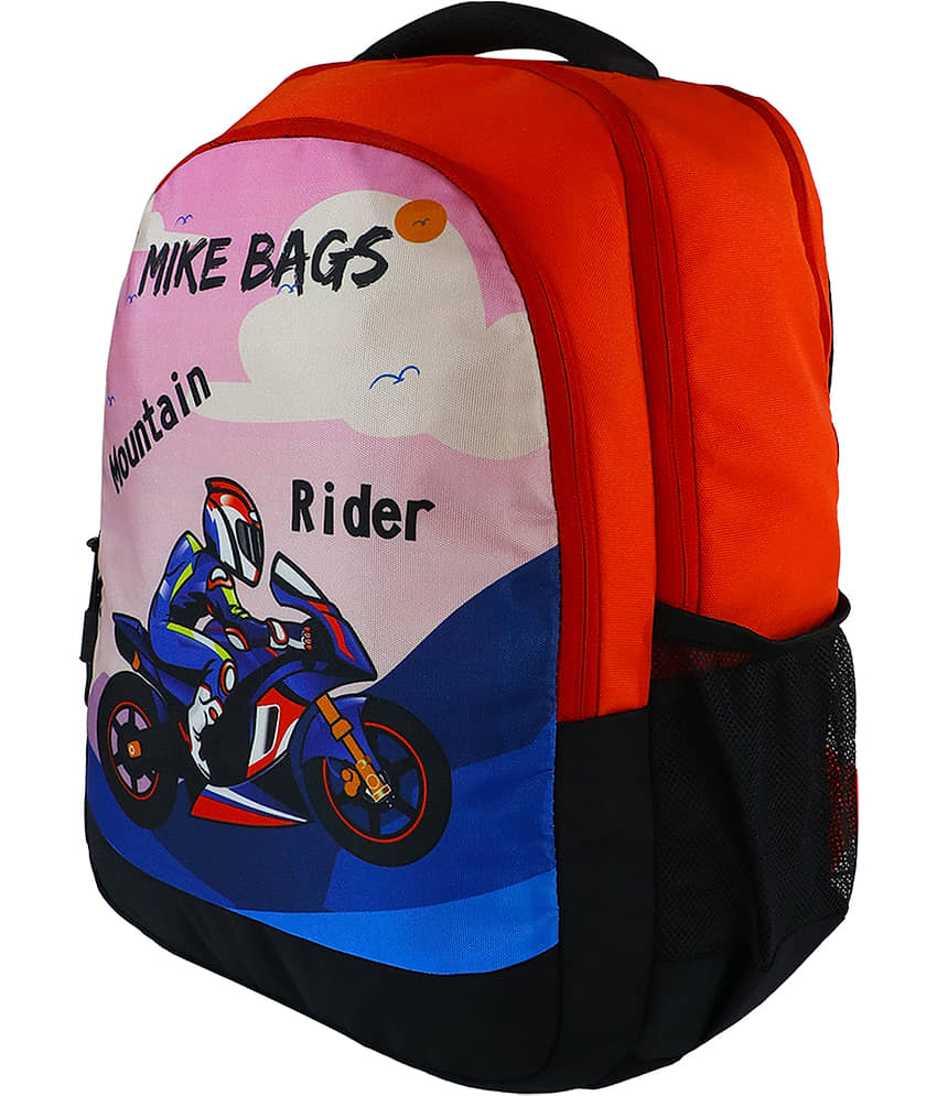 mikebags 29 Ltrs Red Polyester College Bag view 2