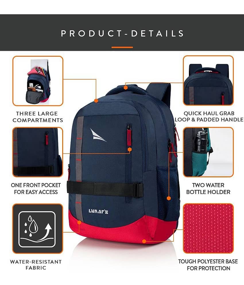 Lunar's 48 Ltrs Multi Color Backpack view 2