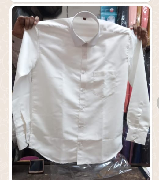 White Short Shirts Sizes 42 view 2