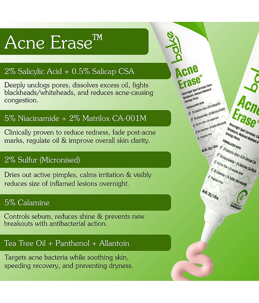 BAKE Face Serum Salicylic Acid Acne Removal For All Skin Type ( Pack of 1 ) view 2