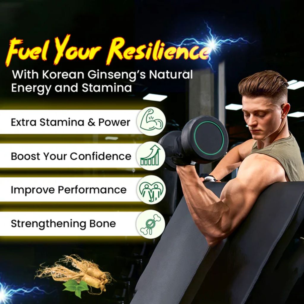 Cipzer Korean Ginseng (30 Capsules): Boost Stamina, Energy & Immunity with Pure Red Ginseng view 2