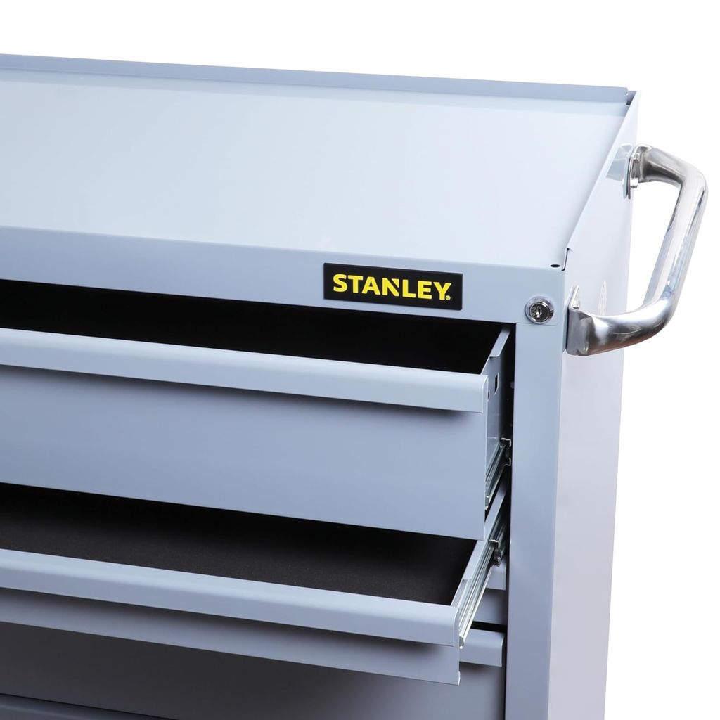 Stanley Tool Trolley 5 Draw Trolley Grey (711 X 465 X 957 Mm) STST74420-8 view 2