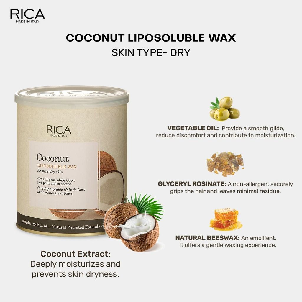 Rica Coconut Wax (800 ml) view 2