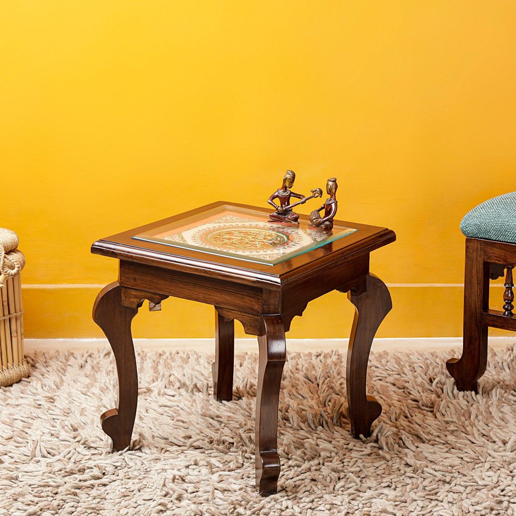 OoNA MUNICH AAC290103 Teakwood End Table