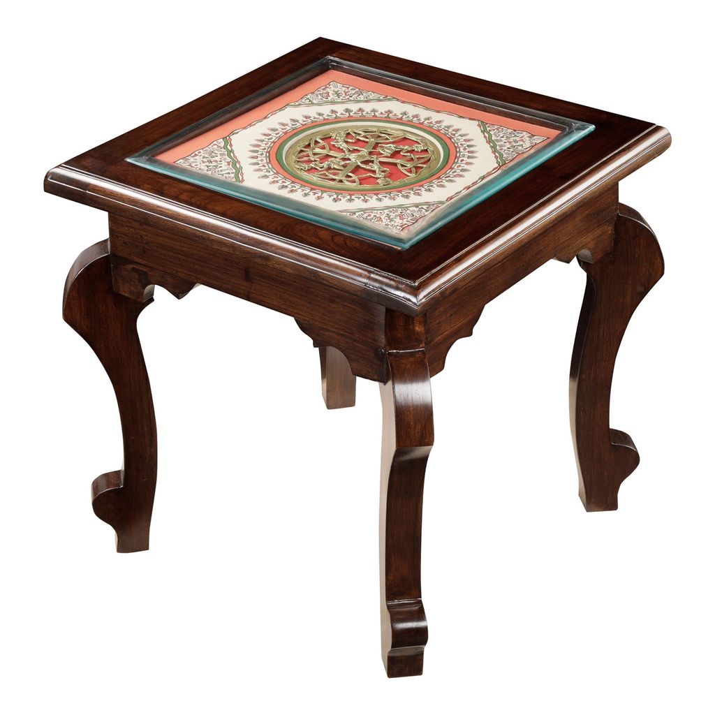 OoNA MUNICH AAC290103 Teakwood End Table view 2
