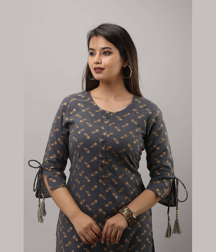 MAUKA - Blue Straight Rayon Women's Stitched Salwar Suit ( Pack of 1 ) view 2