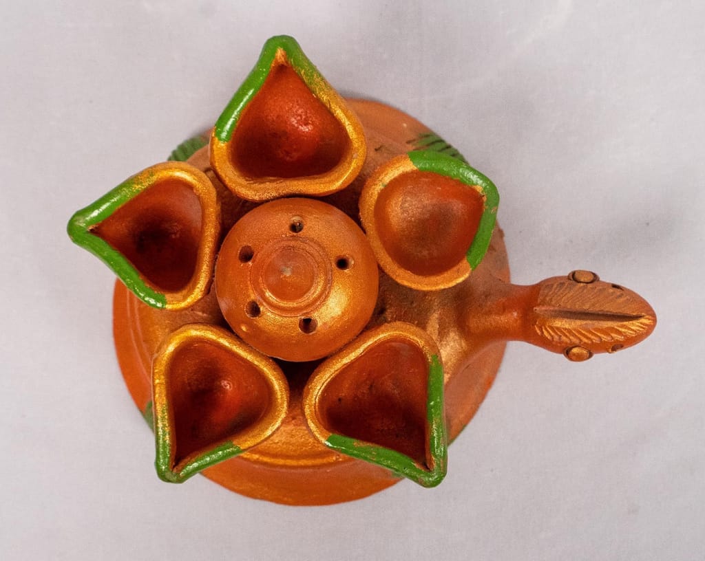 sonchiraiya Earth Clay- diyas08 view 2