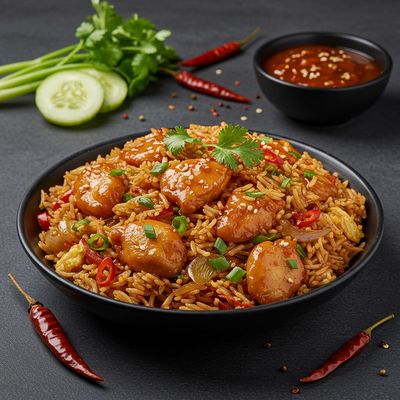 Chicken Schezwan Rice