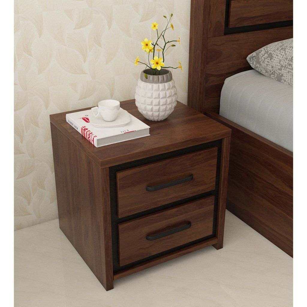 SPACEWOOD BED SIDE BOSTON PB SHEESHAM WOOD FINISH view 2