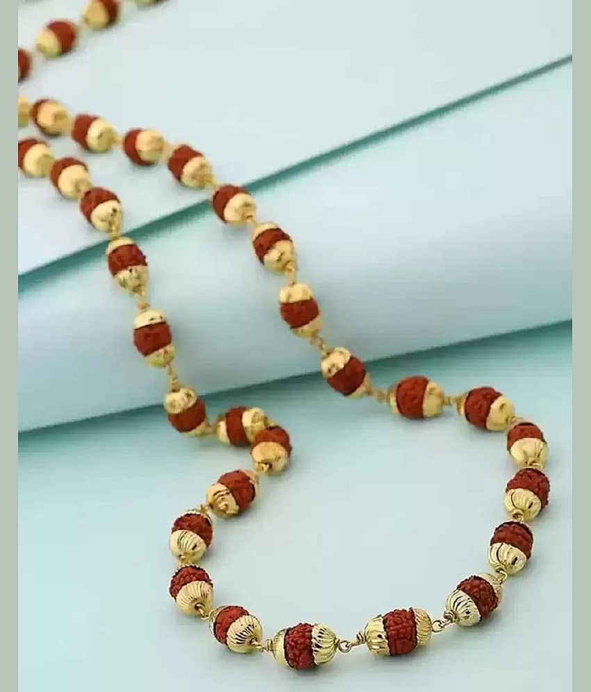 AKLINA Gold Religious Mala ( Pack of 1 ) view 2