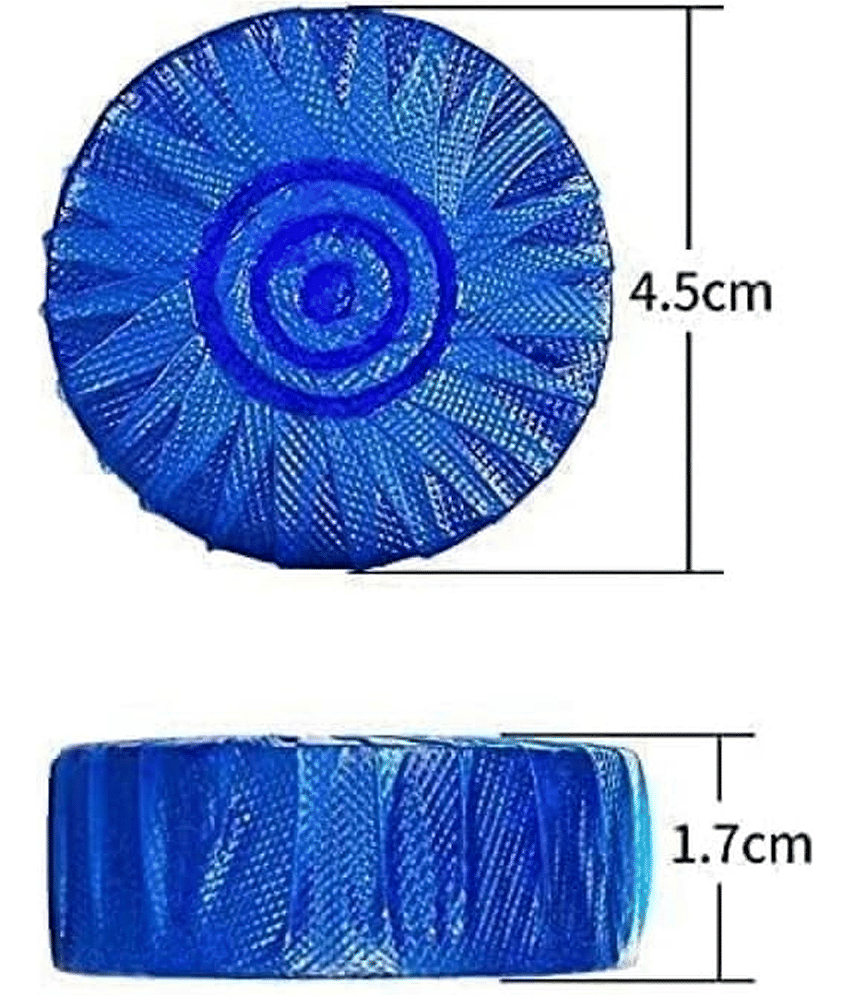10 Pcs Toilet Bowl Deodorizer Cleaner Powerful Automatic Flush Toilet cleaner tablet/Automatic Toilet Bowl Cleaner Tablets Stain Remover Bathroom Flush Tank Blue Tab Tablet view 2