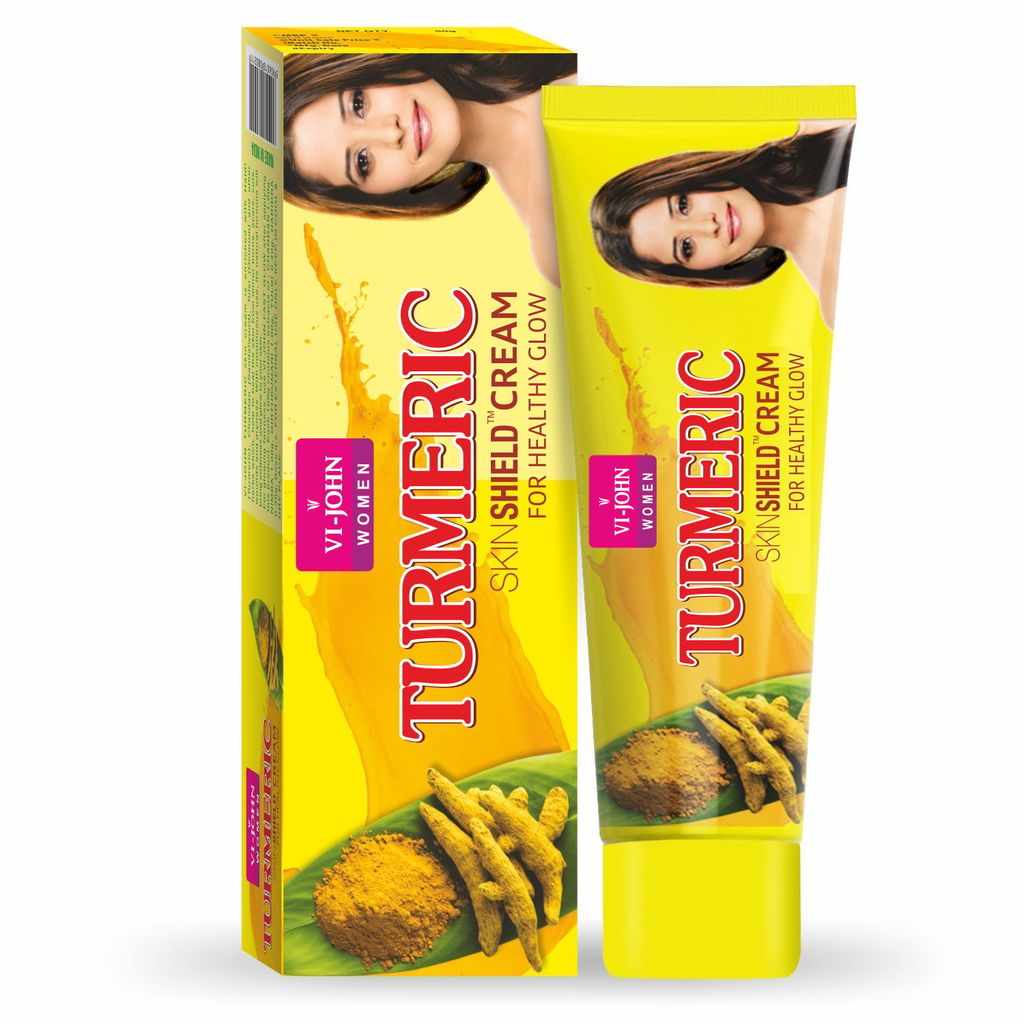 Vi-John Women Turmeric Skin Cream 50Gm (Tube) (Pack of 12) view 2