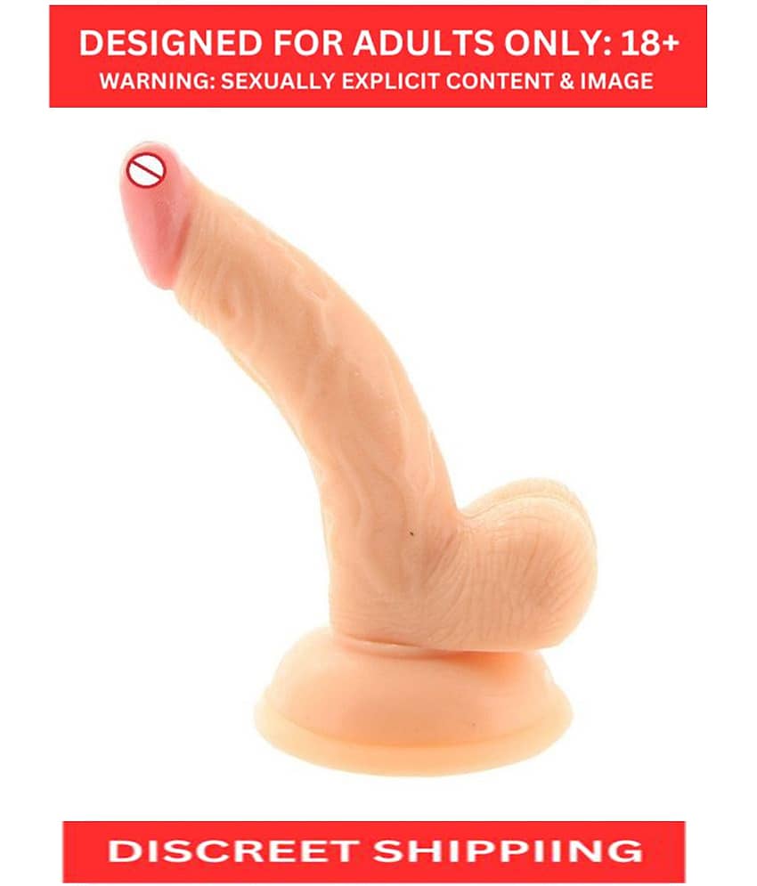 KNIGHTRIDERS PREMIUM QUALITY REALISTIC 5 INCH PINKHEAD CUR_VED STRONG SUCTION DILDO FOR WOMAN view 2