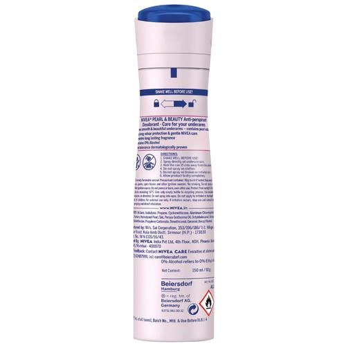 Nivea Pearl & Beauty Women Deodorant, 150 ml view 2