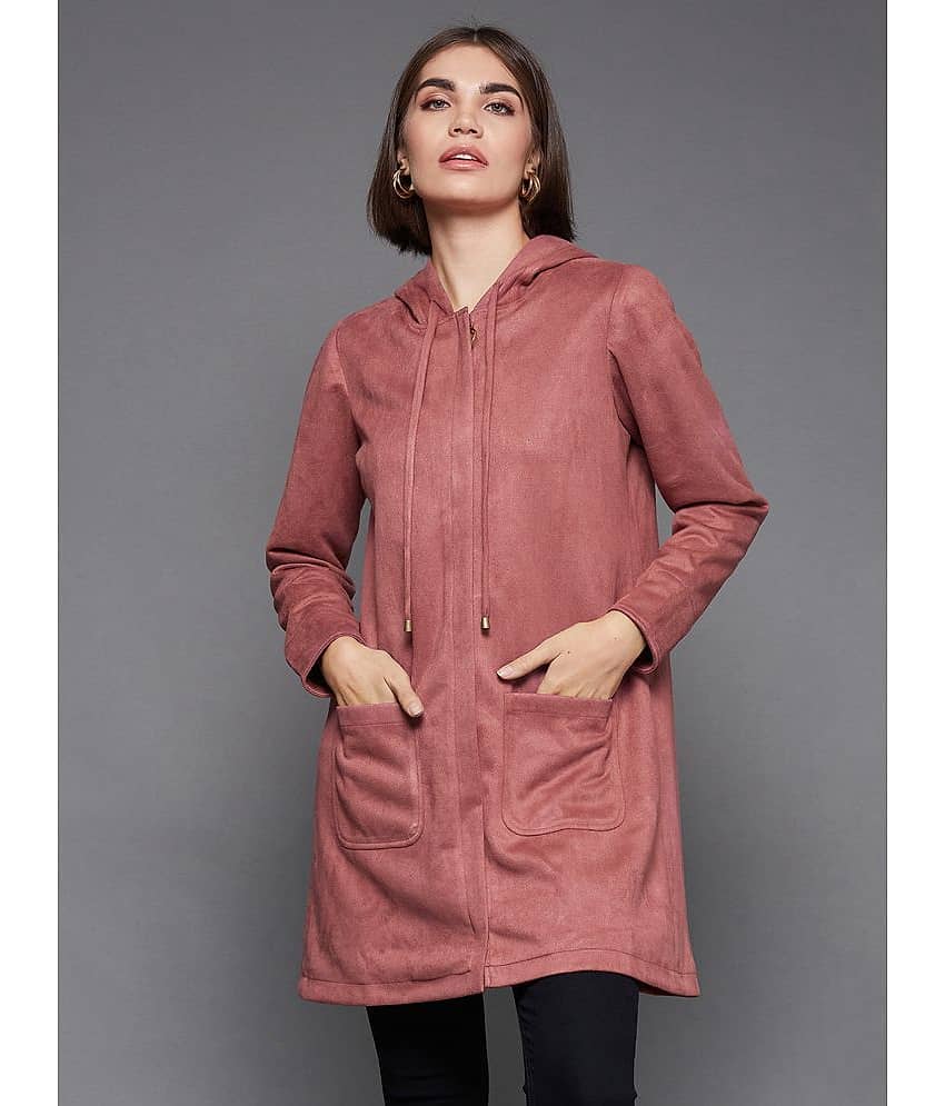 Miss Chase "-" Polyester Peach Jackets Pack of 1
