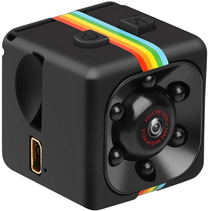 AUSHA Mini Spy Camera 1080P Full HD | Night Vision, Motion Detection, 140° Wide Angle | Portable Hidden Security Camera