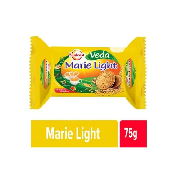 Sunfeast Veda Marie Light Biscuits 75 Gms