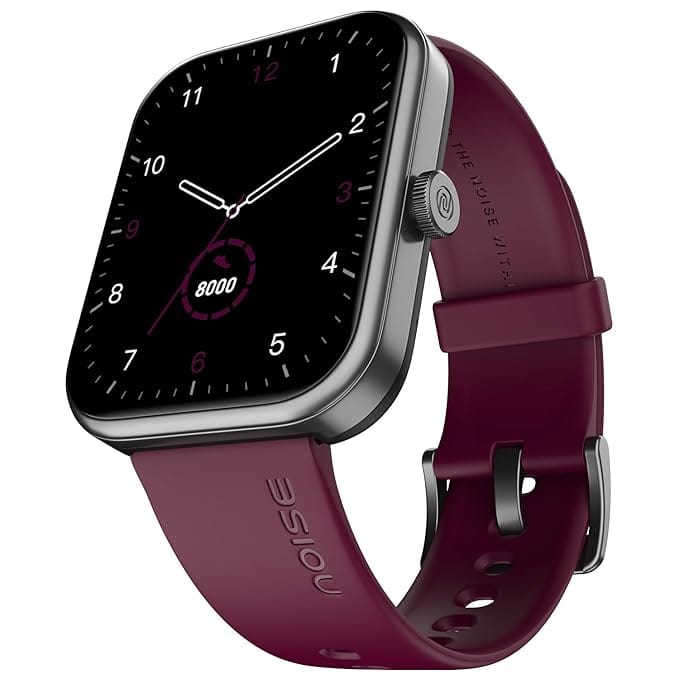 Bluetooth Calling Smart Watch, 10 Days Battery, 550 NITS Brightness, Smart DND, 100 Sports Modes, Smartwatch for Men and Women (Deep Wine)