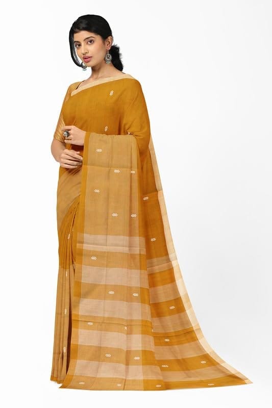 APCO Handloom - Women's Rahajmundry Pure Cotton Grey Handloom Saree (Angara Handloom Saree) 51 view 2