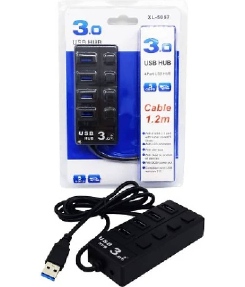EKRAJ 4 port USB Hub view 2