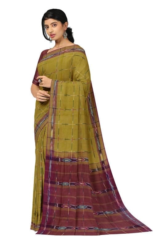 APCO Handloom (A Andhra Pradesh Govt Emporium)- Women's Traditional Pure Handloom Dulla Cotton Saree | DCS0002 view 2