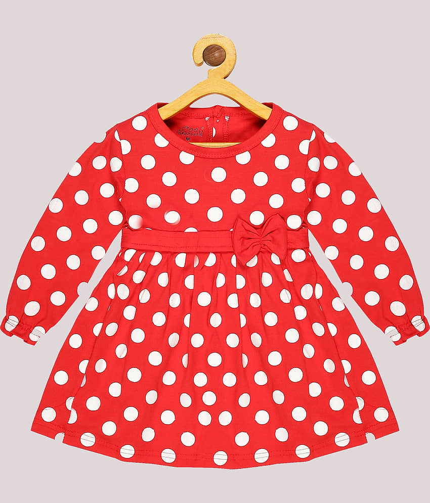Babeezworld Cotton Frock For Girls ( Pack of 1 , Blue )