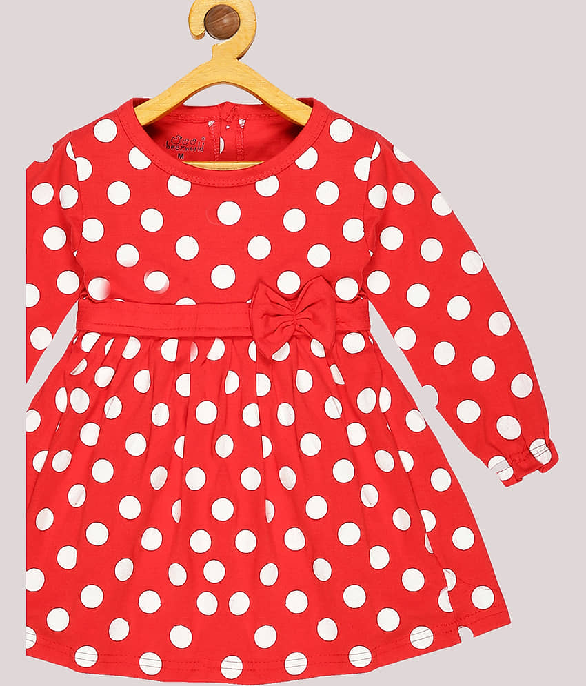 Babeezworld Cotton Frock For Girls ( Pack of 1 , Blue ) view 2