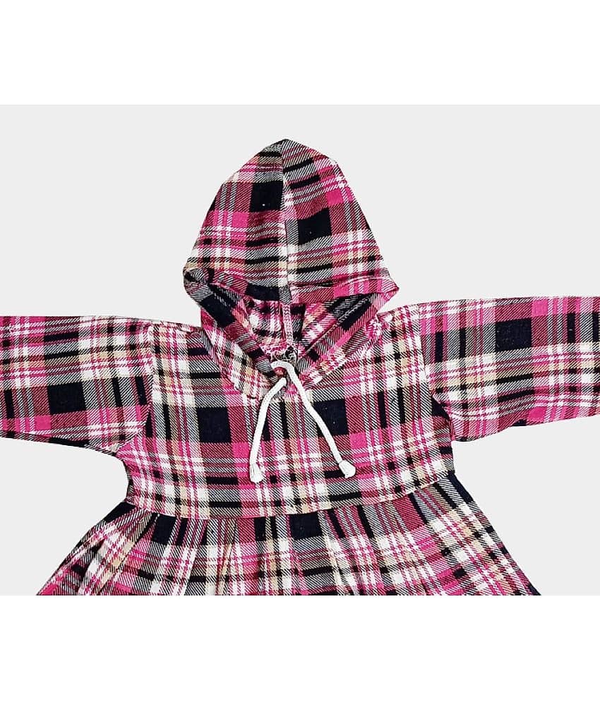 harshvardhanmart.com Fleece Frock For Girls ( Pack of 1 , Purple ) view 2