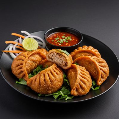Chicken Fry Momos (10 Pcs)