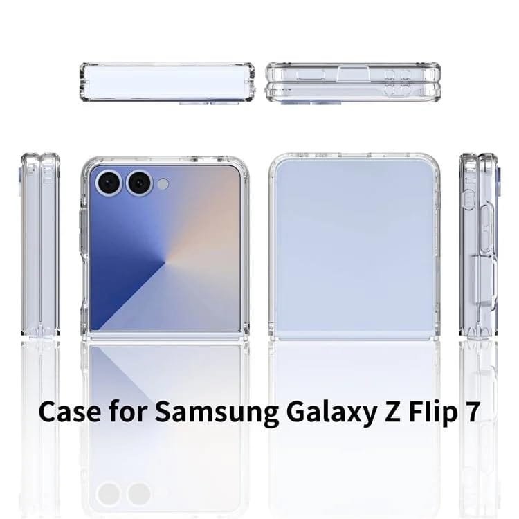 Samsung Galaxy Z Flip 7 5G Hard Transparent Back Cover view 2