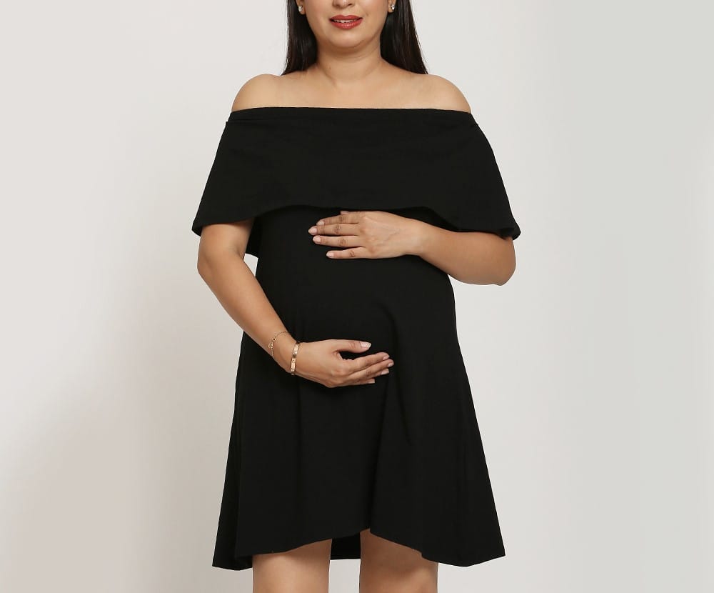 Off Shoulder Sanya Maternity Dress
