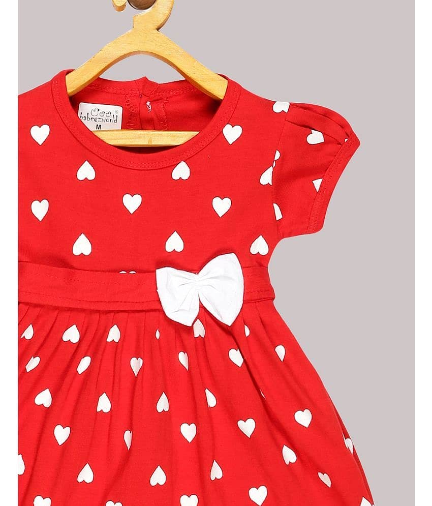 Babeezworld Cotton Frock For Girls ( Pack of 1 , Black ) view 2